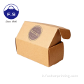 Spedizione di riciclo artigianale OEM Spedizione postale Kraft Box